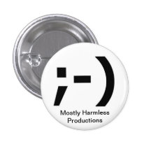 Mostly Harmless Productions Pinback Button