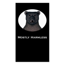 Mostly Harmless Trick card / Business Card Template
