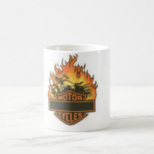 Moter cycles coffee mug