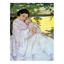 Mother and Baby Postcard