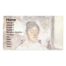 Mother Artist Countess Adèle De Toulouse-Lautrec Business Card Template