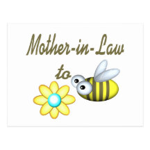 Mother In Law to Bee Post Card