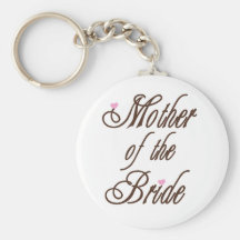 Mother of Bride Classy Browns Keychain