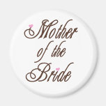 Mother of Bride Classy Browns Magnets
