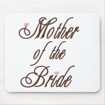 Mother of Bride Classy Browns Mouse Mats