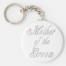 Mother of Groom Classy Greys Keychain