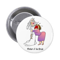 Mother of the Bride button buttons