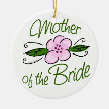 Mother of the Bride Christmas Tree Ornaments