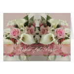 Mother of the bride Congratulations card bouquet