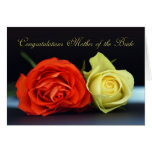 Mother Of The Bride Greeting Card - Congratulation