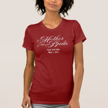 Mother of the Bride Shirt Dark