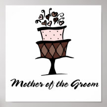 Mother of the Groom Cake Print