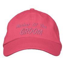 Mother of the Groom Embroidered Baseball Caps