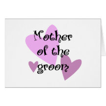 Mother of the Groom Greeting Cards