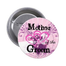 Mother of the Groom Pinback Buttons