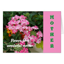 Mother, Pretty pinks Greeting Cards