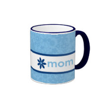 Mother’s Day Cheerful Blue Floral Mug
