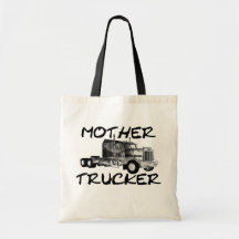 MOTHER TRUCKER - BLACK & WHITE BAG