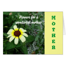 Mother, Yellow bloom Greeting Cards