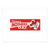 Mothers Day Banner Postcard
