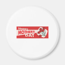 Mothers Day Banner Refrigerator Magnet