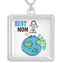 Mothers Day Best Mum on Earth Jewelry