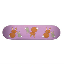 Mothers Day Bunnies Skateboard