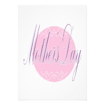 Mothers Day Custom Announcements