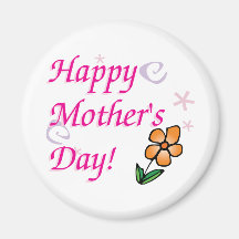 Mothers Day Flower Refrigerator Magnets