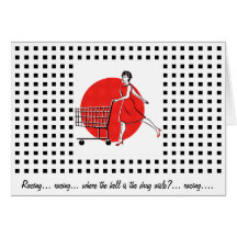 Mother's Day Funny Fifties Retro Housewife Card