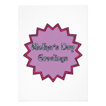 Mothers Day Greetings Personalized Announcements