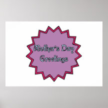 Mothers Day Greetings Print