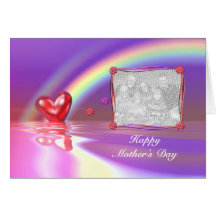 Mother's Day Heart (photo frame) Cards