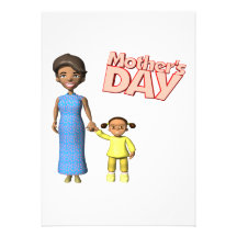 Mothers Day Personalised Invitations