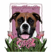 Mothers Day - Pink Tulips - Boxer - Vindy Photo Cut Out