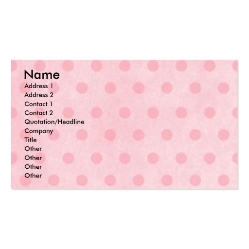 Mothers Day - Pink Tulips - Cavalier - Light Business Card Templates