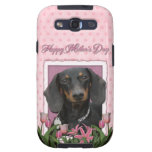 Mothers Day - Pink Tulips - Dachshund - Winston