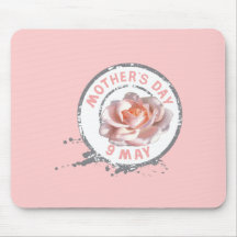 Mothers Day Rose Mousepad