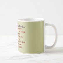 Mother's Famous Words--Mother's Day Gifts Mugs
