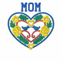 Mothers Heart Embroidered Shirt