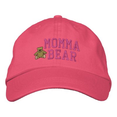 Mothers Momma Bear Embroidered Hat Mothers Momma Bear Embroidered Hat