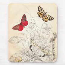 Moths and Butterflies Mousepads