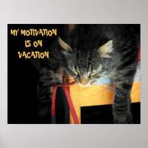 Motivation vacation poster