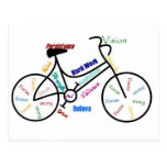 Motivational Bike, Bicycle, Cycling, Sport, Hobby Postcards