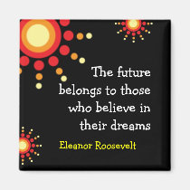 Motivational Magnets ~Eleanor Roosevelt Quote magnets