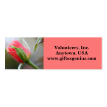 Motivational Volunteer Appreciation Gift Business Cards