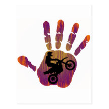 moto in autumn postcard