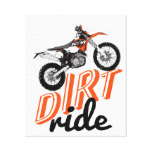 Moto racing gallery wrapped canvas
