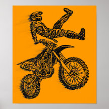 Moto racing Kamikaze Print