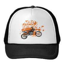 Motocross race trucker hat